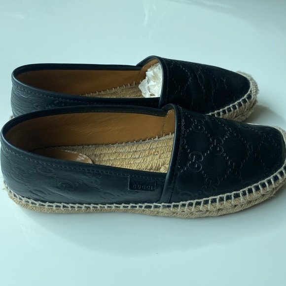 Authentic Gucci Monogram Espadrilles - Picture 3 of 9